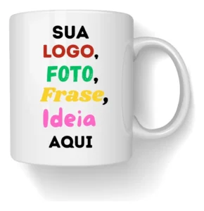 Caneca De Porcelana Branca - Atacado