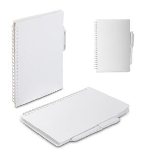 Caderno A5 Capa em PP com caneta