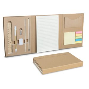 Kit Escritório Capa em Papel Kraft